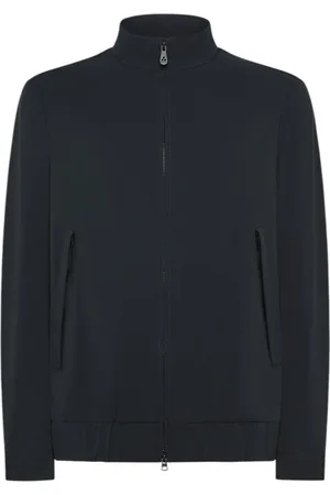 Peuterey Jassen, Heren, Blauw, XL, Polyester, Blauwe Bomberjack