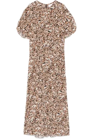 Isabel Marant Kleedjes, Dames, Veelkleurig, L, Keany Jurk
