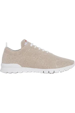 Kiton Schoenen, Dames, Bruin, 38 EU, Cashmere Knit Sneakers