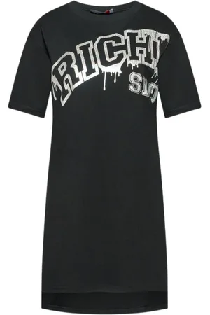 John Richmond Blouses & Shirts, Dames, Zwart, 2Xs, Sollingen Tuniek