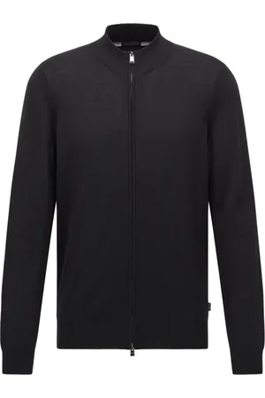 HUGO BOSS Truien, Heren, Zwart, M, Cardigan