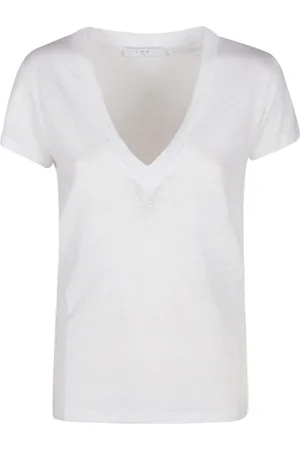IRO Tops, Dames, Wit, S, Linnen, Rodeo T-Shirt
