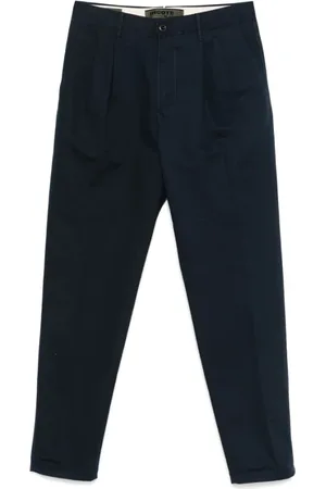 Incotex Broeken, Heren, Blauw, W36, Navy Blauwe Jeans met Zakken