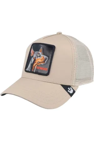 Goorin Bros. Accessoires, unisex, Bruin, ONE Size, Katoen, Doberman Trucker Cap Animal Farm Collection