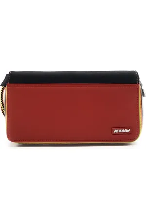 K-Way Accessoires, Dames, Rood, ONE Size, Nylon, Stijlvolle Fluy Wallet
