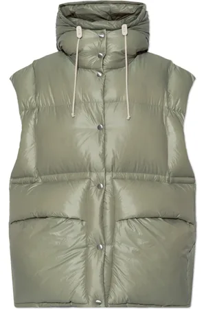 Jil Sander Jassen, Dames, Groen, S, Down Vest