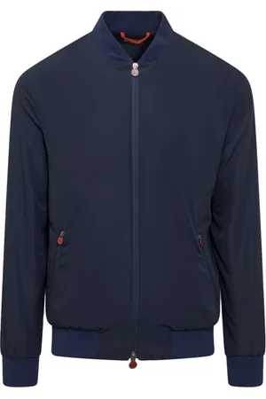 Kiton Jassen, Heren, Blauw, XL, Polyester, Parka Jas
