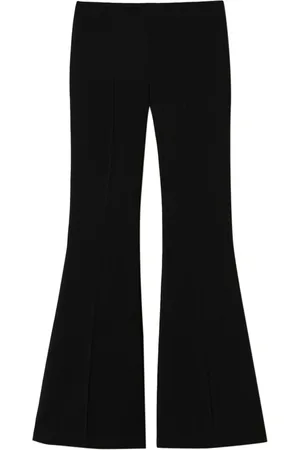 Twin-Set Broeken, Dames, Zwart, 2Xs, Polyester, Zwarte Flare Broek