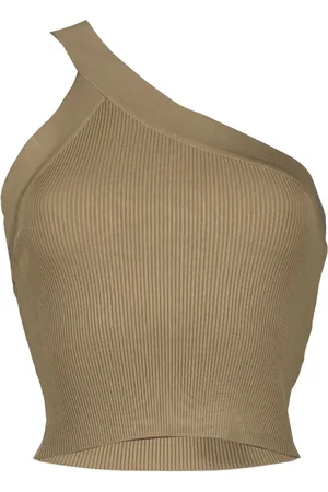 IRO Tops, Dames, Bruin, L, Moderne Bruine Asymmetrische Top