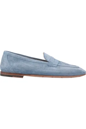 Premiata Schoenen, Dames, Blauw, 38 EU, Suède, Suède Leren Loafer