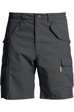 Parajumpers Korte broeken, Heren, Blauw, W33, Katoen, Stretch Pima Katoen Twill Zakshorts