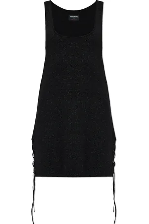 Zadig & Voltaire Kleedjes, Dames, Zwart, S, Polyester, Daby Jurk