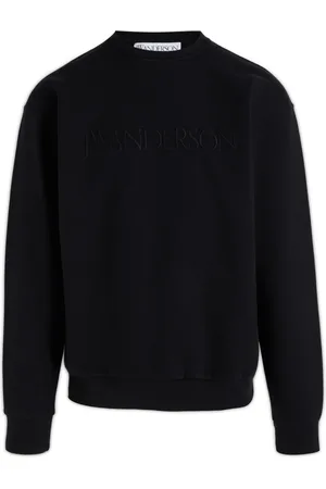 J.W.Anderson Sweatshirts & Hoodies, Heren, Zwart, L, Maglieria Sweatshirt
