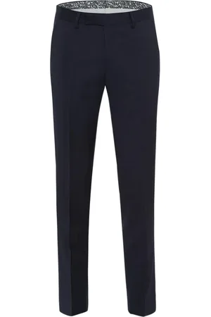 Baldessarini Broeken, Heren, Blauw, 2Xl, Wol, Moderne pasvorm wollen broek nachthemel