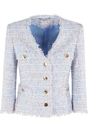 TAGLIATORE Jassen, Dames, Veelkleurig, L, Tweed, Enkelbreasted JAS