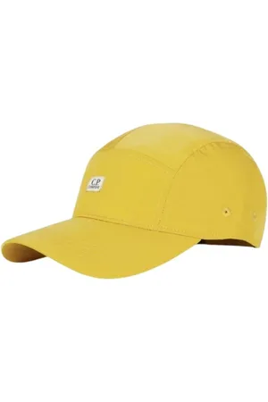 C.P. Company Accessoires, unisex, Geel, ONE Size, Katoen, Chrome Baseball Cap