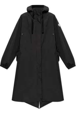 Kenzo Mantels, Dames, Zwart, L, Polyester, Hooded Parka