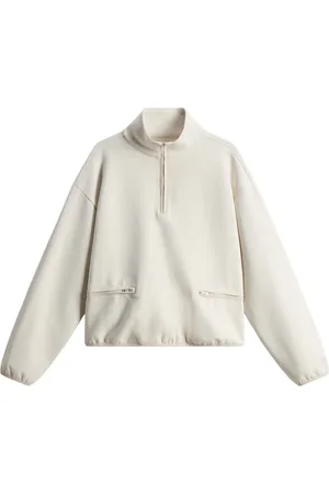 Woolrich Sweatshirts & Hoodies, Dames, , L, Cotton Blend High Neck Sweater