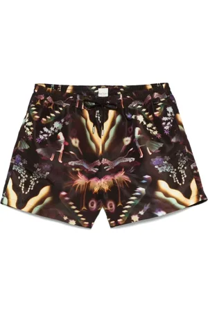 Paul Smith Badkleding, Heren, Bruin, L, Zee Kleding in Cederbruin