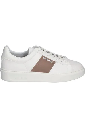 Woolrich Schoenen, Heren, Wit, 43 EU, Off Beige Classic Court Schoenen