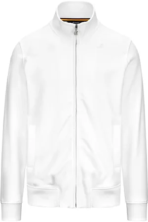 K-Way Sweatshirts & Hoodies, Heren, Wit, S, Katoen, French Terry Sweatshirt Wit