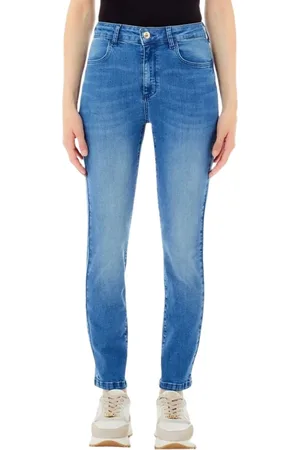 Liu Jo Jeans, Dames, Blauw, W30, Denim, Hoge Taille Skinny Denim Jeans