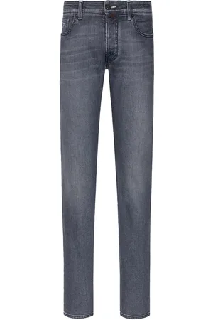 Jacob Cohen Jeans, Heren, Grijs, W34, Katoen, Nick Slim Super Slim Fit Jeans
