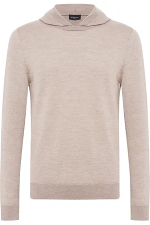 Kiton Truien, Heren, Grijs, S, Kasjmier, Hooded Pullover