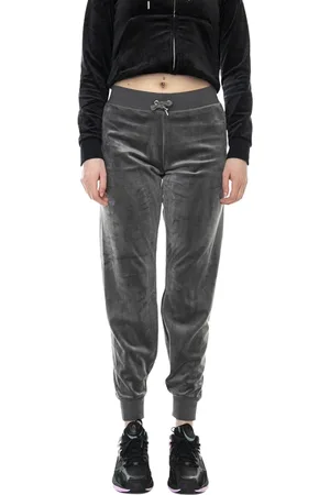 Juicy Couture Broeken, Dames, Grijs, S, Polyester, Broeken