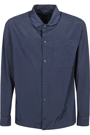 Paul & Shark Jassen, Heren, Blauw, L, Nylon, Overshirt in Nylon Tinto Capo