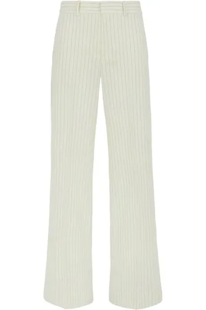 P.A.R.O.S.H. Broeken, Dames, , XS, Katoen, Gestreepte Dames Flared Broek