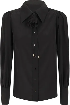 ZIMMERMANN Blouses & Shirts, Dames, Zwart, S, Blouson Shirt