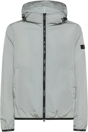 Peuterey Jassen, Heren, Grijs, L, Polyester, Lichtgrijze Jas