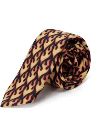HUGO BOSS Accessoires, Heren, Veelkleurig, ONE Size, Katoen, Cotton Print Tie