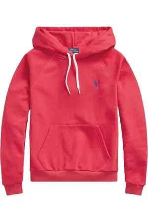 Ralph Lauren Sweatshirts & Hoodies, Dames, Rood, M, Katoen, Sunrise Hooded Sweatshirt