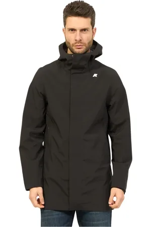 K-Way Mantels, Heren, Zwart, S, Nylon, Tommy Bonded Jersey 3/4 Lengte