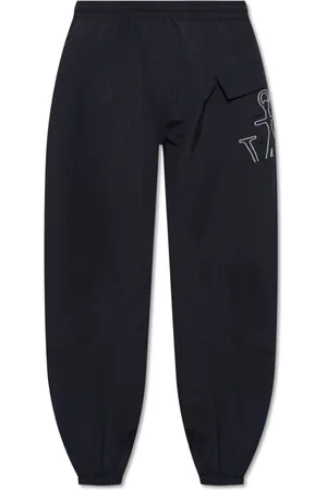 J.W.Anderson Broeken, Heren, Zwart, M, Nylon, Twisted Joggers