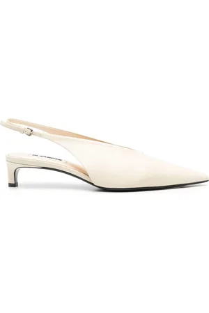 Jil Sander Schoenen, Dames, , 37 EU, Leer, Stijlvolle sandaal voor zomerse outfits