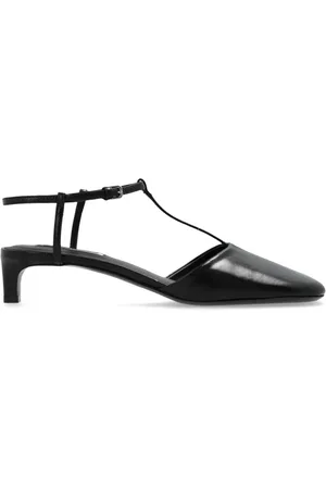 Jil Sander Schoenen, Dames, Zwart, 38 EU, Leer, Hakschoenen
