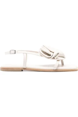 vic matiè Schoenen, Dames, , 39 EU, Roomkleurige sandalen met enkelband