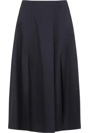 PESERICO SIGN Rokken, Dames, Blauw, S, Katoen, Spaciale Midi Rok