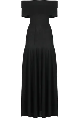 Khaite Kleedjes, Dames, Zwart, S, Wol, Zwarte Wollen Jurk