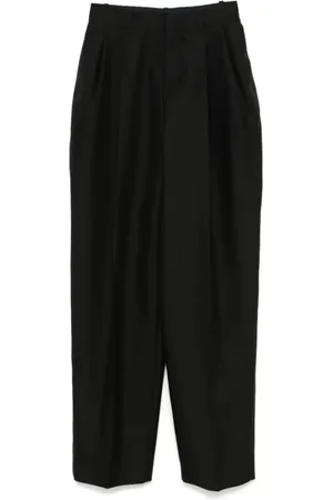 Jacquemus Broeken, Dames, Zwart, 2Xs, Wol, Le Pantalon Curzio