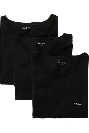 Paul Smith Tops, Heren, Zwart, S, Katoen, Logo-Print Biologisch Katoenen T-Shirt Pak
