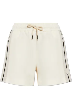 Moncler Korte broeken, Dames, , M, Katoen, Logo shorts