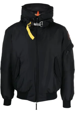 Parajumpers Jassen, Heren, Zwart, M, Logo-Patch Gewatteerde Jas