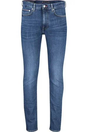 Tommy Hilfiger Jeans, Heren, Blauw, W38 L34, Katoen, Donkerblauwe Skinny Jeans