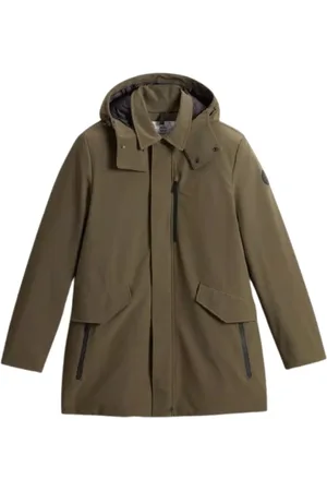 Woolrich Mantels, Heren, Groen, M, Polyester, Barrow Mac Soft Shell Jas