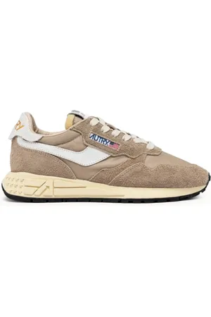 Autry Schoenen, Dames, , 39 EU, Suède, Bruin Leren Sneakers