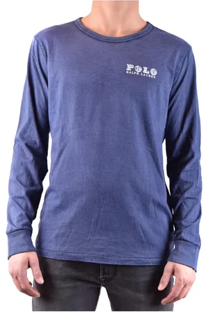 Ralph Lauren Tops, Heren, Blauw, M, Katoen, Casual Katoenen T-shirt